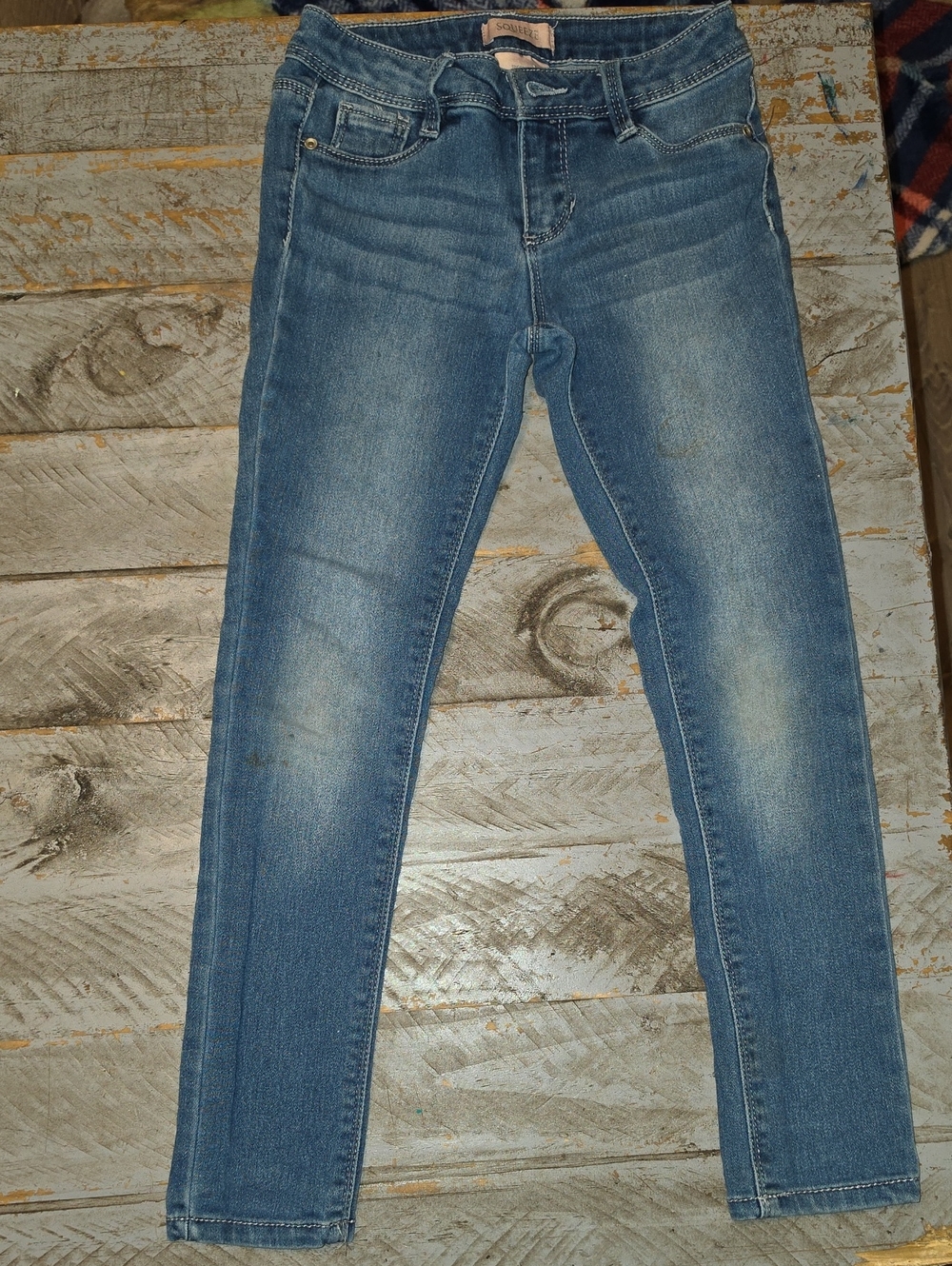 Girls Jeans - Blue Stretch Denim Skinny -